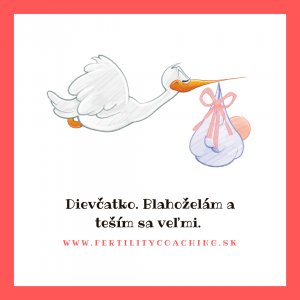 Krásna správa - dievčatko